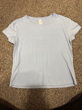 Auden Light Blue Short Sleeve Crewneck Tee